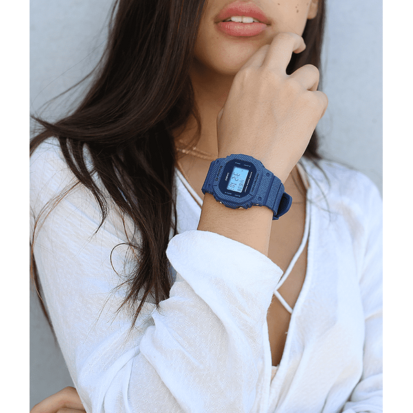  Casio Watch BGD-560DE For Women - Digital Display, Resin Band - Blue 