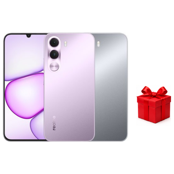 ريلمي C100i - دبل سيم - شاشة 6.8 بوصة - معالج Unisoc T7250 - بطارية 6600 مللي أمبير بالساعة، شحن 15 واط + هدية مجانية