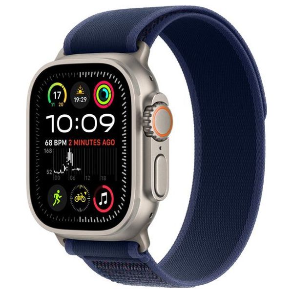  Apple Watch Ultra 2 2024 GPS + Cellular, - 49mm - M/L - Natural Titanium Case with Blue Trail Loop 