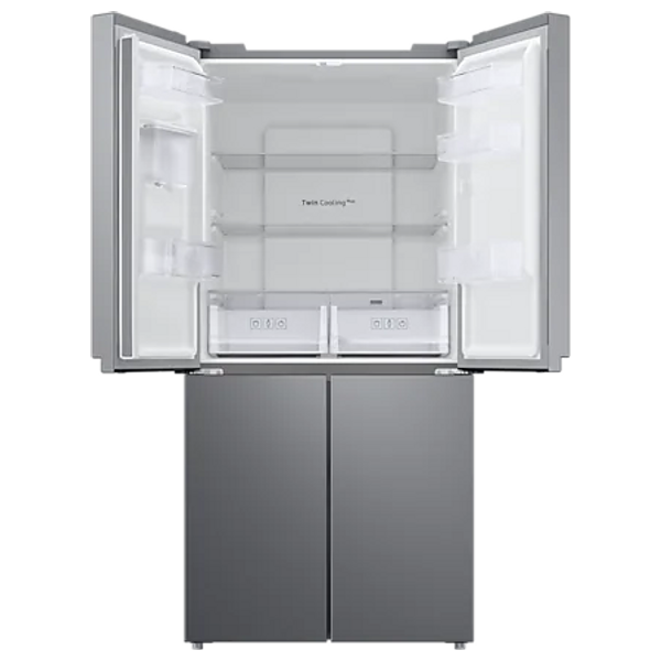 Samsung  RF48A4010M9/LV - 19ft - French Door Refrigerator - Silver + Samsung VC20M2510WB - 2000W - Bag Vacuum Cleaner - Blue