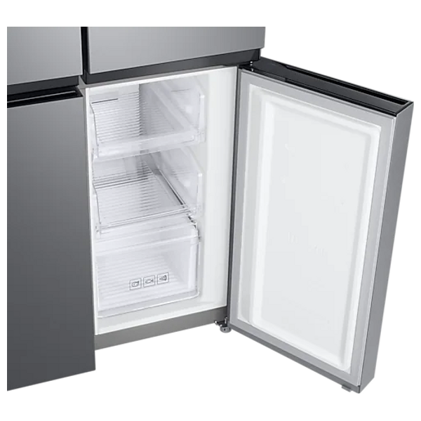  Samsung  RF48A4010M9/LV - 19ft - French Door Refrigerator - Silver 