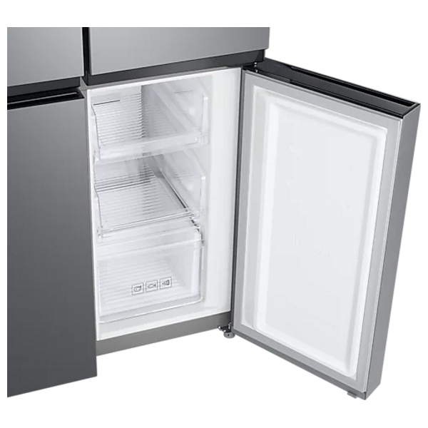 Samsung  RF48A4010M9/LV - 19ft - French Door Refrigerator - Silver