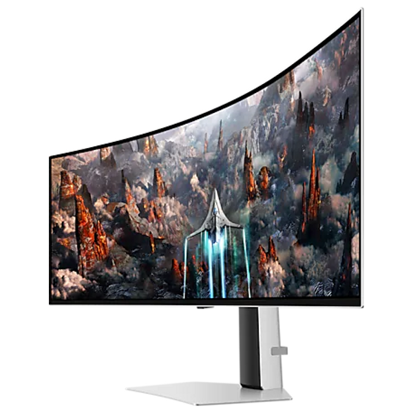 شاشة حاسبة مقوسة سامسونج 49-انج فئة CG934 - سرعة الاستجابة 0.03 ملي ثانية - 240 هيرتز - OLED