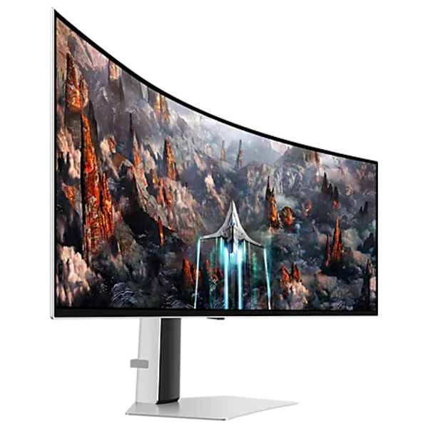 شاشة حاسبة مقوسة سامسونج 49-انج فئة CG934 - سرعة الاستجابة 0.03 ملي ثانية - 240 هيرتز - OLED