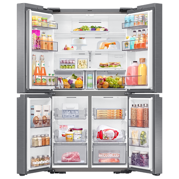  ثلاجة سامسونج ذات التصميم الفرنسي - 22 قدم - RF59A70T0S9 - سلفر 