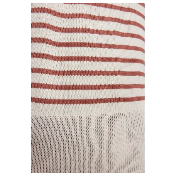 ترينديول ميلا سترة مخططة واسعة - بيجي فاتح