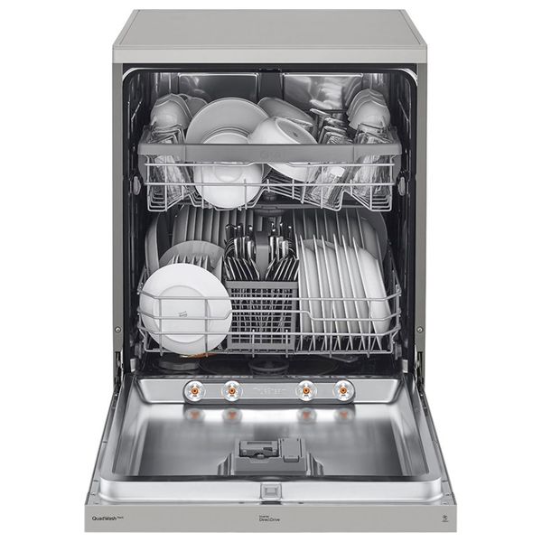  LG DFC532FP - Freestanding Dishwasher - Inverter - 60 cm - 14 Sets - Water Cons-9.9L/C - 9 Programs - Platinum Silver 