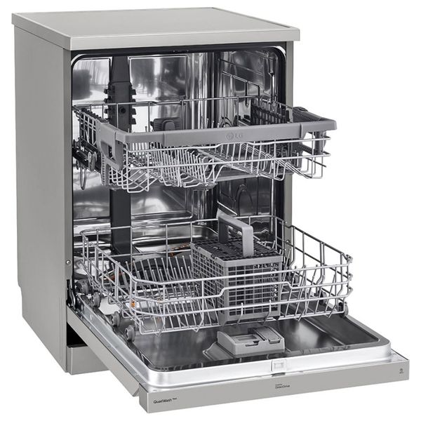  LG DFC532FP - Freestanding Dishwasher - Inverter - 60 cm - 14 Sets - Water Cons-9.9L/C - 9 Programs - Platinum Silver 