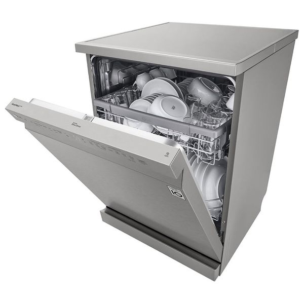  LG DFC532FP - Freestanding Dishwasher - Inverter - 60 cm - 14 Sets - Water Cons-9.9L/C - 9 Programs - Platinum Silver 