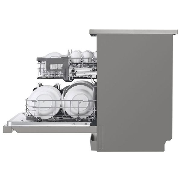  LG DFC532FP - Freestanding Dishwasher - Inverter - 60 cm - 14 Sets - Water Cons-9.9L/C - 9 Programs - Platinum Silver 