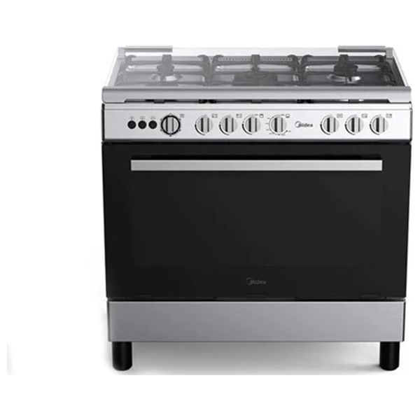 Midea LME95028 - 5 Burners - Gas Cooker - Stainless Steel