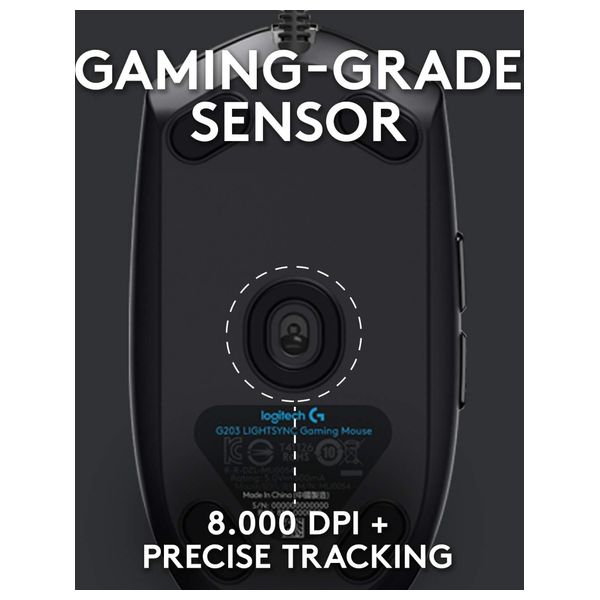 Logitech G102 - Wired Gaming Mouse - Black