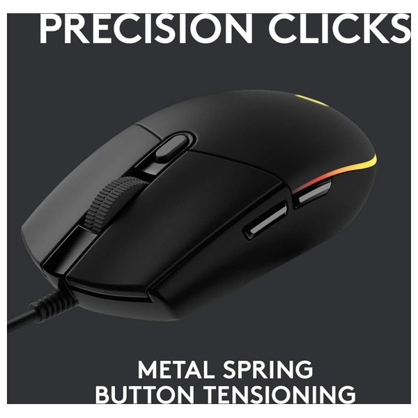 Logitech G102 - Wired Gaming Mouse - Black