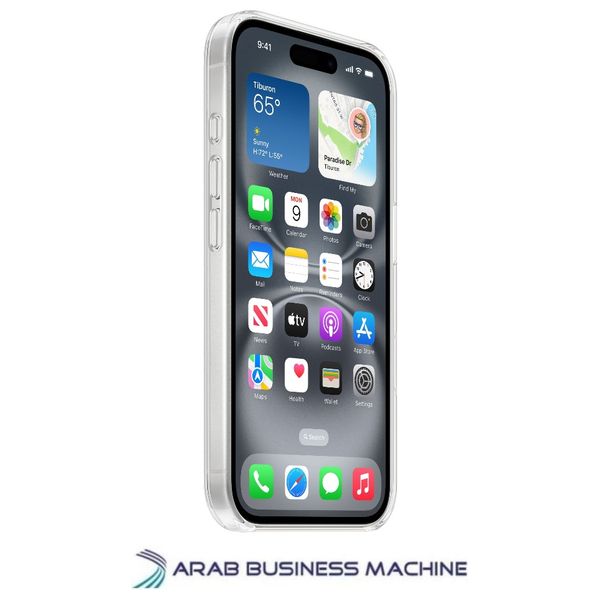  حافظة موبايل ابل لجهاز ايفون 16 بلس - MA7D4ZM/A - شفاف 