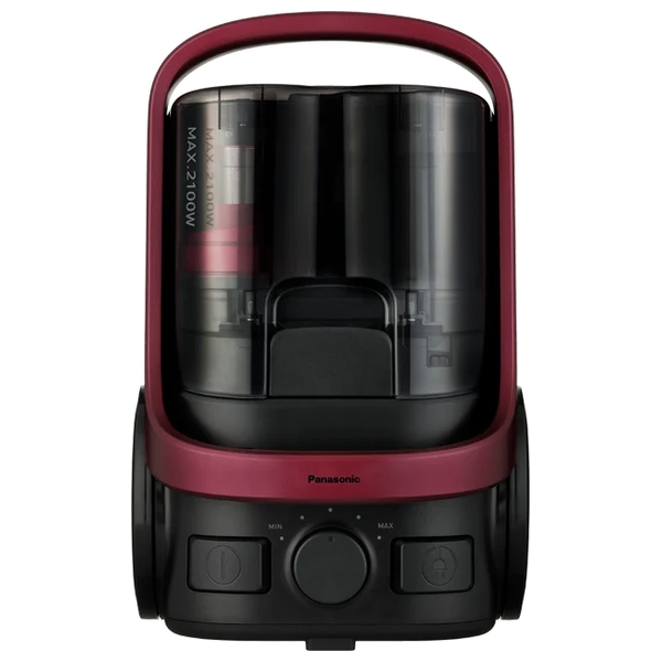  مكنسة باناسونيك كهربائية بدون كيس - 2100 واط - 2.2 لتر - MC-CL607R147 - احمر 