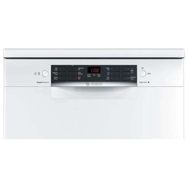  BOSCH SMS46NW01B - Dishwasher - 12 Sets - 6 Programs - White 