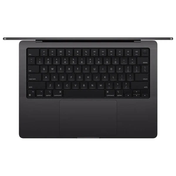 لابتوب ابل ماك بوك برو 14" - M4 10-Core - 24GB RAM - 1TB SSD - 10-Core - MacOS - اسود