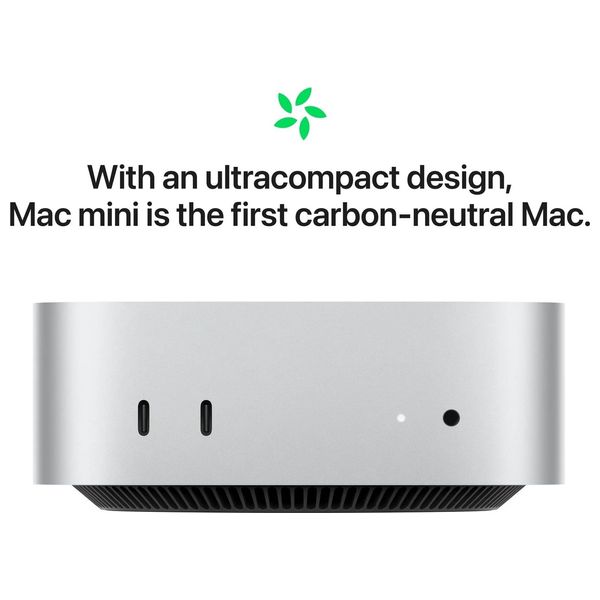 Apple Mac mini M4 Pro chip with 12‑core CPU and 16‑core GPU, 24GB, 512GB SSD