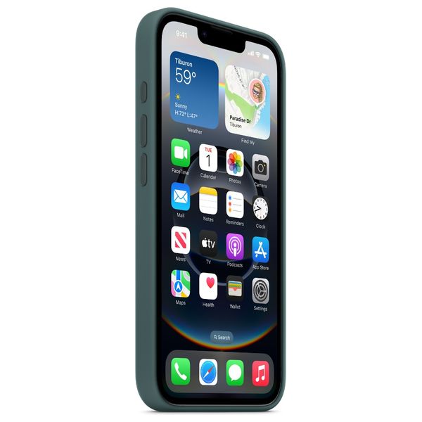 Apple MD3X4ZM/A - Mobile Cover For iPhone 16e - Lake Green