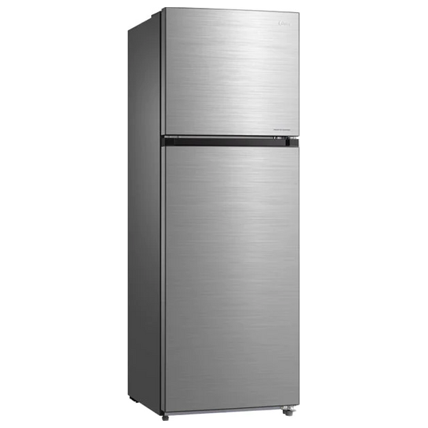 Midea MDRT580MTG46D - 20ft - Conventional Refrigerator - Stainless Steel + Midea MA500W200/WW - 20Kg - Top Loading Washing Machine - White 