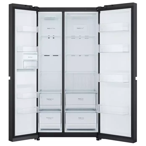  LG GCB-287GNWB - 25ft - Side By Side Refrigerator - Black 