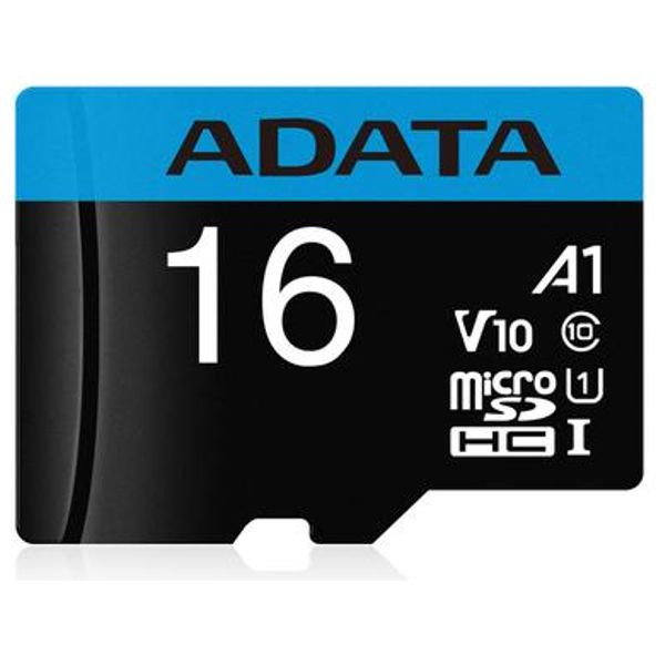ADATA Premier Memory Card SD - 16GB - SD Card - Black
