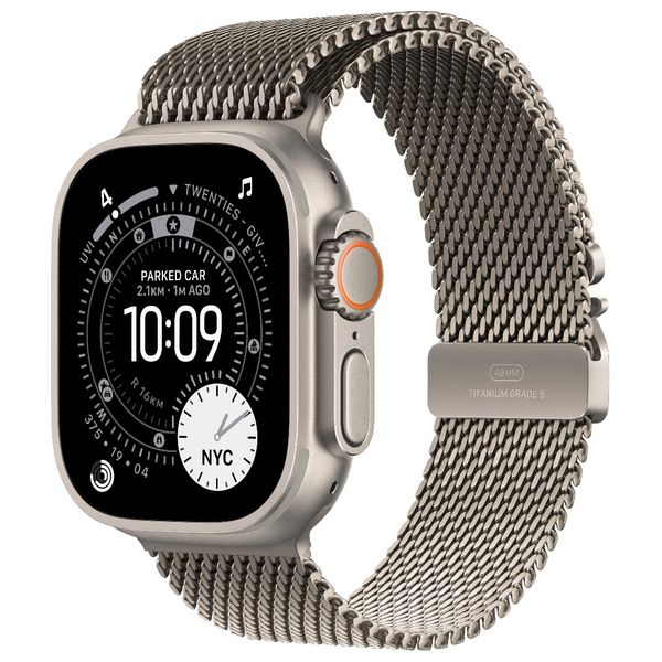 Apple Watch Ultra 3 - 49mm Natural Titanium - Satellite Connectivity - High Blood Pressure Alerts - Pre-Order