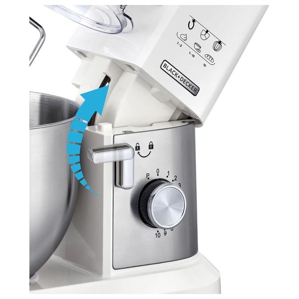  Black & Decker MKM100-B5 - Bowl Mixer - White 