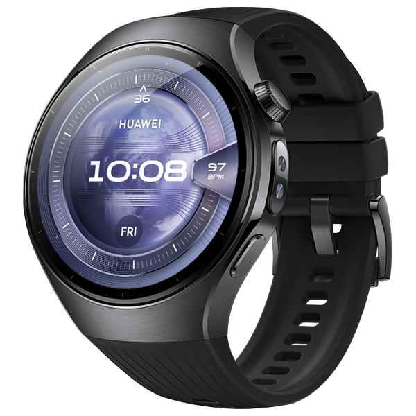 Huawei Watch 5 - 46mm - 1.5 inch - Amoled - Battery lasts up to 11 days - Multi-sensing X-TAP - eSIM Cellular Calling + Huawei Scale 3 Gift - Pre-Order
