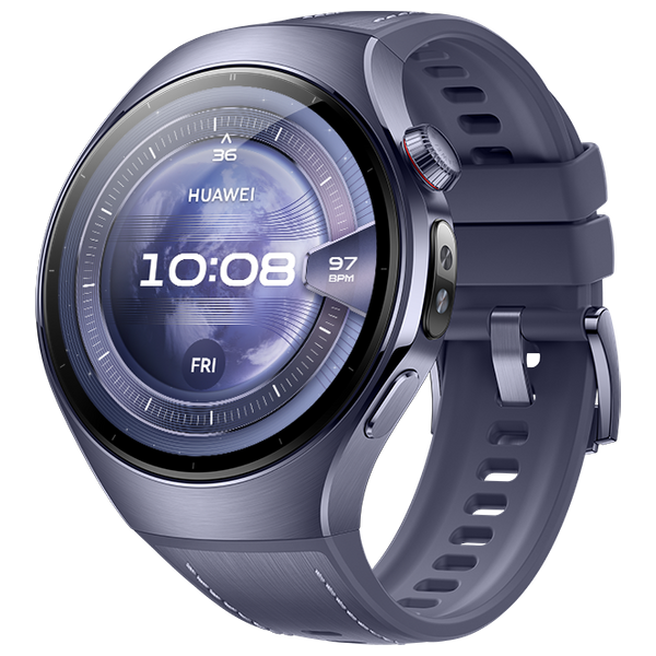 Huawei Watch 5 - 46mm - 1.5 inch - Amoled - Battery lasts up to 11 days - Multi-sensing X-TAP - eSIM Cellular Calling + Huawei Scale 3 Gift - Pre-Order