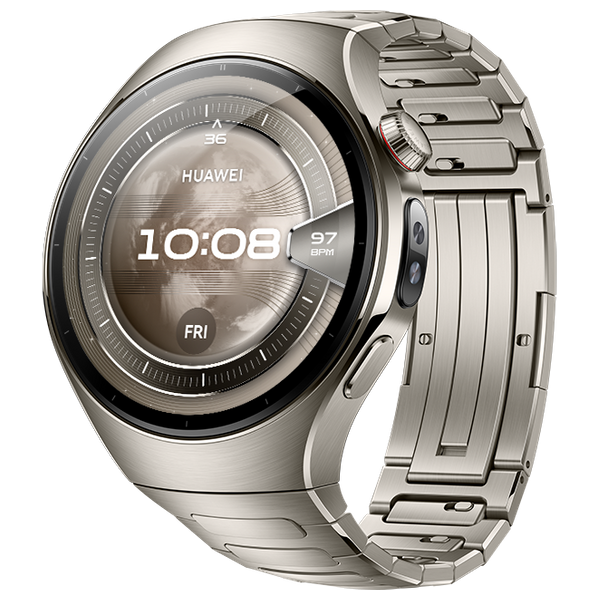 Huawei Watch 5 - 46mm - 1.5 inch - Amoled - Battery lasts up to 11 days - Multi-sensing X-TAP - eSIM Cellular Calling + Huawei Scale 3 Gift - Pre-Order