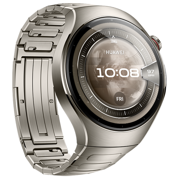 Huawei Watch 5 - 46mm - 1.5 inch - Amoled - Battery lasts up to 11 days - Multi-sensing X-TAP - eSIM Cellular Calling + Huawei Scale 3 Gift - Pre-Order