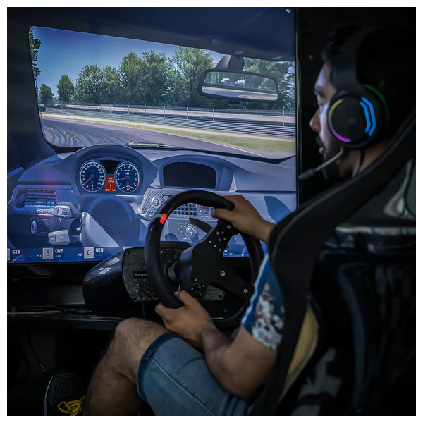 MoNiBloom Racing Simulator Cockpi - Gaming Seat - Red