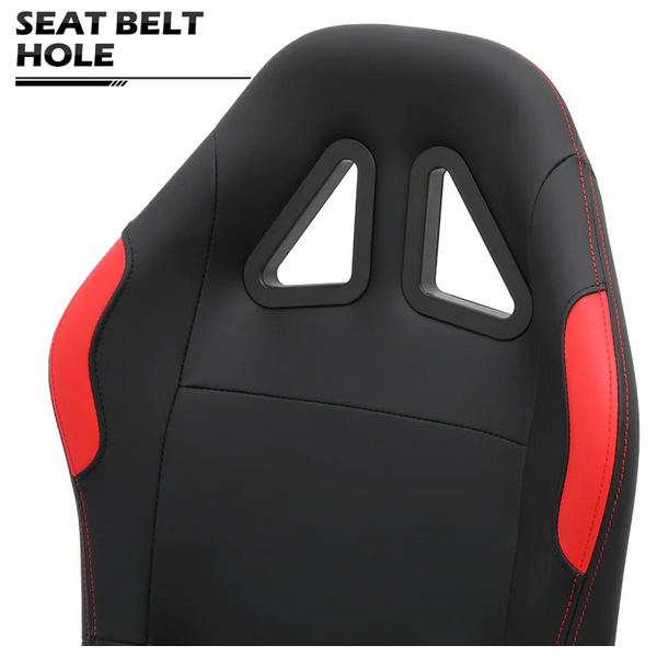 MoNiBloom Racing Simulator Cockpi - Gaming Seat - Red