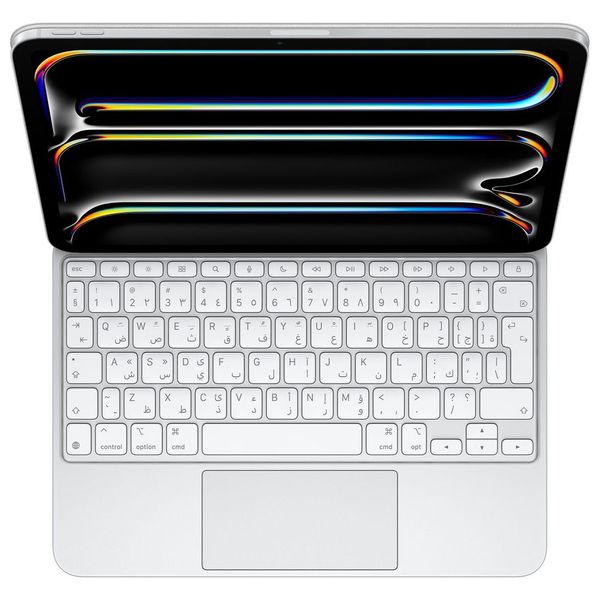 Apple MQDP3AB/A - Magic Keyboard Folio for iPad Pro 11-inch (M4) - Arabic - White