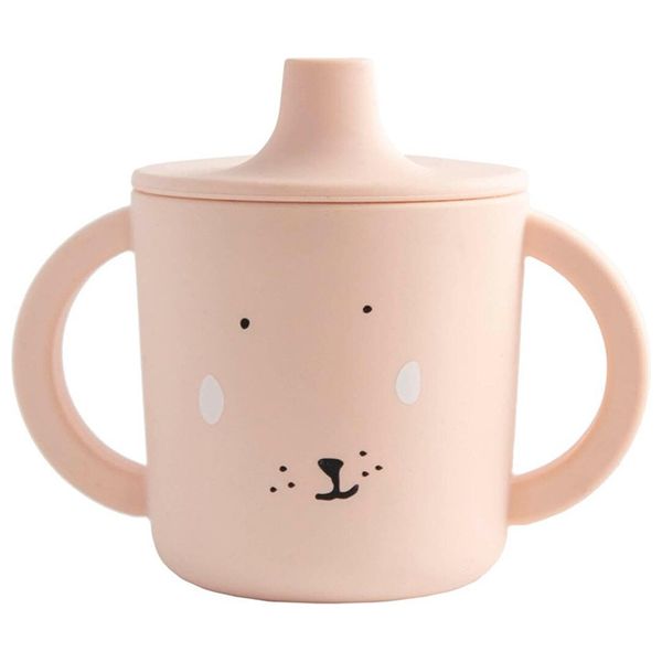 كوب سيليكون للأطفال من تريكسى - تصميم الأرنب - امن وسهل الإمساك