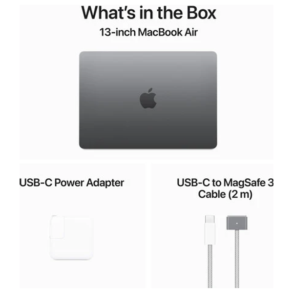  Apple 13.6-Inch - MacBook Air - M3 8-Core - 256GB SSD/8GB - 8-Core - MacOS 