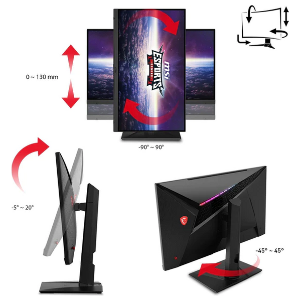  MSI 28-Inch 3CC8GQ-Series - Flat Monitor - 144Hz - 1ms Response Time - 4K 
