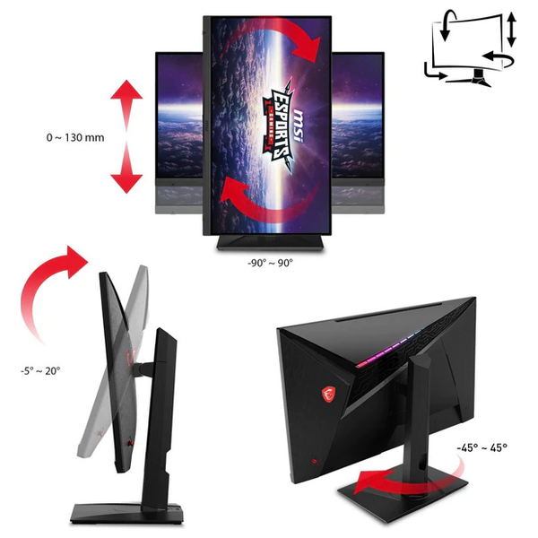 MSI 28-Inch 3CC8GQ-Series - Flat Monitor - 144Hz - 1ms Response Time - 4K