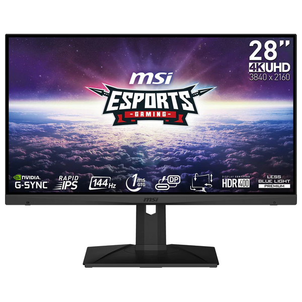  MSI 28-Inch 3CC8GQ-Series - Flat Monitor - 144Hz - 1ms Response Time - 4K 