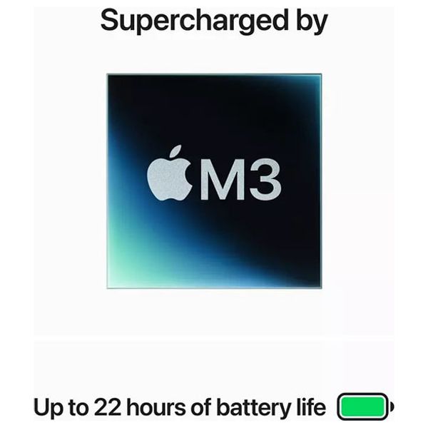  لابتوب ابل ماك بوك 14" - Pro - M3 8-Core - 16GB RAM - 1TB SSD - 10-Core - MacOS - رمادي 