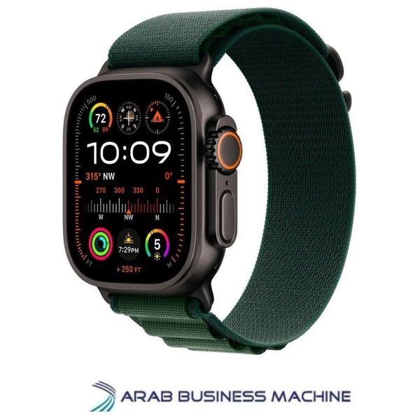  Apple Watch Ultra 2 GPS + Cellular, - 49mm - S - Black Titanium Case with Dark Green Alpine Loop 