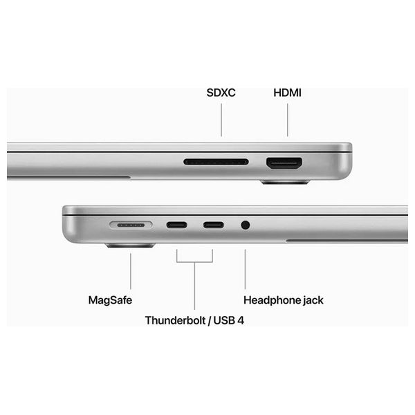  Apple 14-Inch - MacBook Pro - M3 Pro 11-Core - 512GB SSD/18GB - 14-Core - MacOS - Silver 
