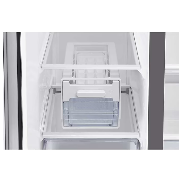  Samsung RS62R50312C - 25ft - Side By Side Refrigerator - Black Glass 