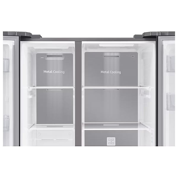  Samsung RS62R50312C - 25ft - Side By Side Refrigerator - Black Glass 