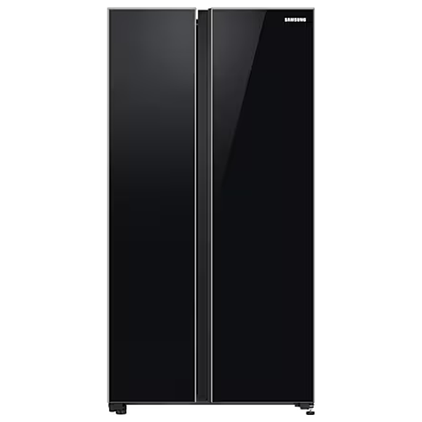  Samsung RS62R50312C - 25ft - Side By Side Refrigerator - Black Glass 