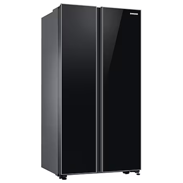  Samsung RS62R50312C - 25ft - Side By Side Refrigerator - Black Glass 