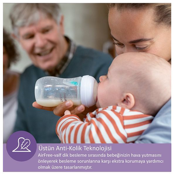 فيليبس أفنت زجاجة رضاعة المضادة للمغص - 125 مل