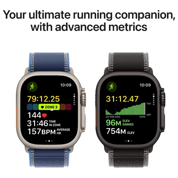 Apple Watch Ultra 3 - 49mm Natural Titanium - Satellite Connectivity - High Blood Pressure Alerts - Pre-Order