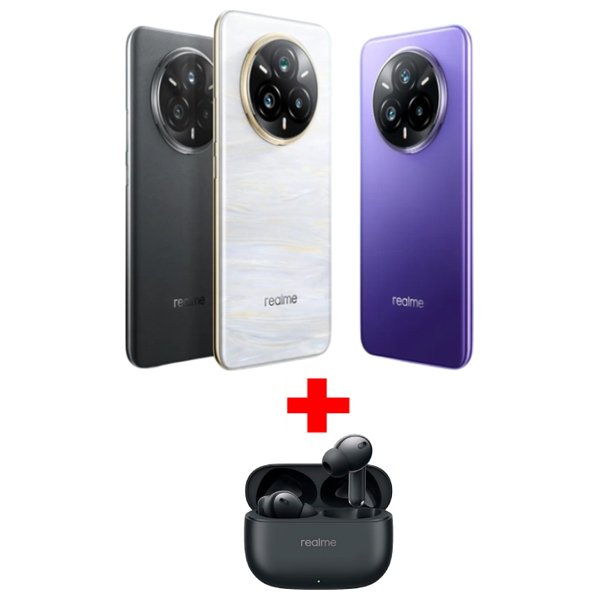 Realme 14 Pro - Dual SIM - 6.77 Inch - OLED - Dimensity 7300 - 5860 mAh + Realme T310 Wireless In-Ear Earbuds - Pre-Order